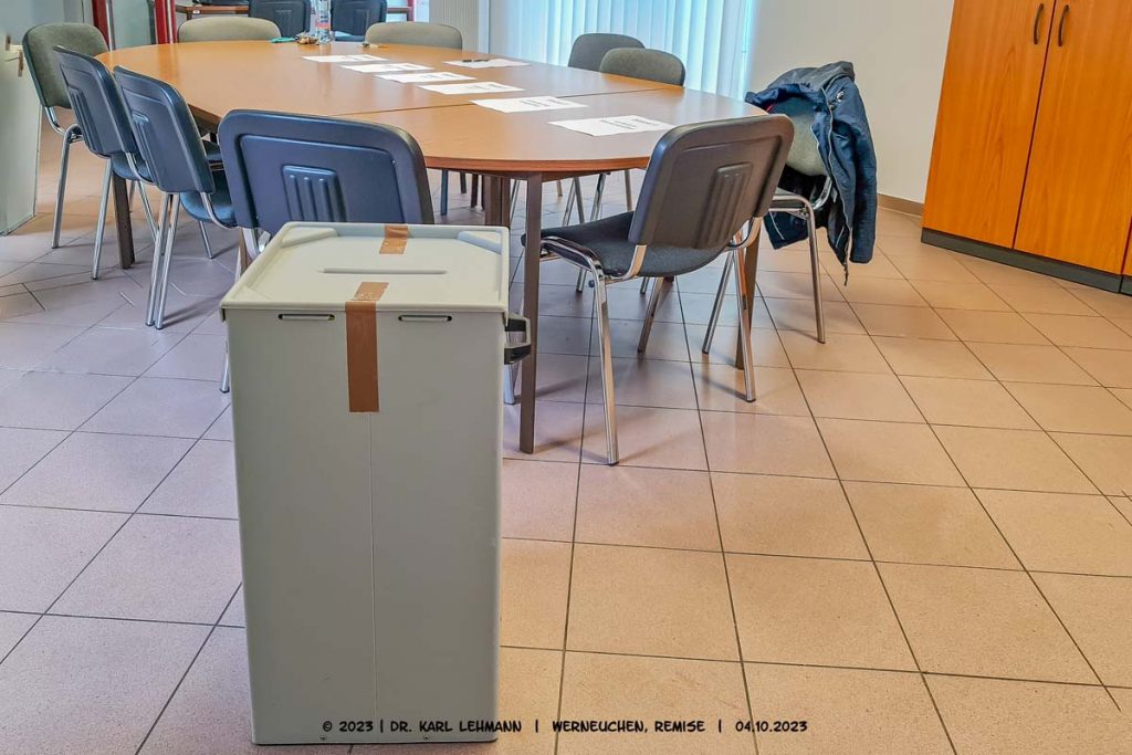Stimmenauszählung Bildung neuer Ortsteile in Werneuchen