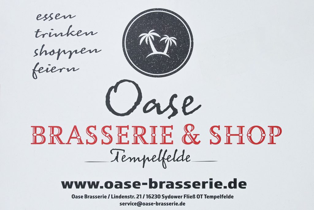 Oase – Brasserie & Shop – Tempelfelde