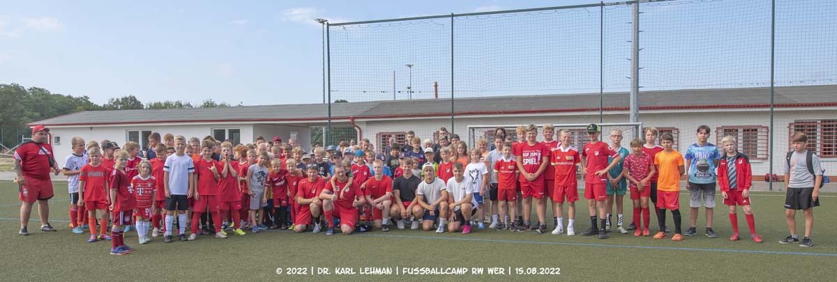 Fußballcamp 2022 RW WER Beitragsbild